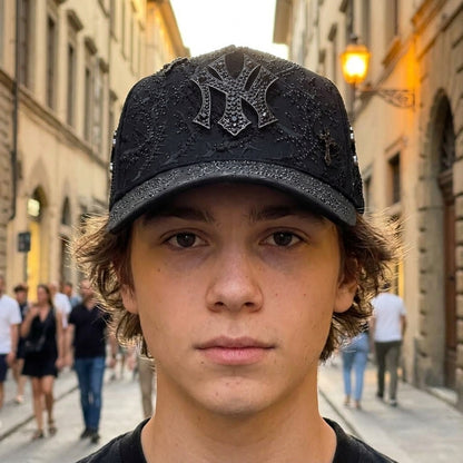 Gorra NY Thorned 24k Black Gold